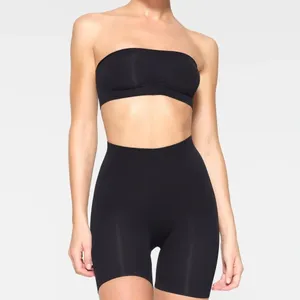 Skims Seamless Sculpt Bandeau in Onyx Black thumbnail 2