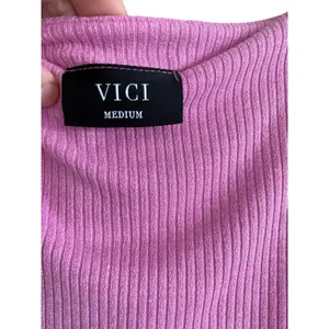 Vici Lilac Ribbed Midi Dress with Side Slit Size Medium thumbnail 5