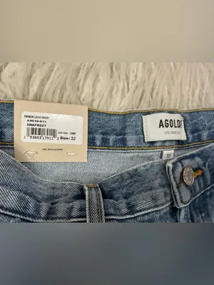 25. Agolde nwt Jean shorts sz 32 Parker long $148ret thumbnail 4