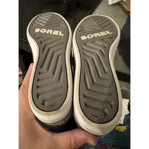 Sorel Women's Gray Leather Out N About II Slip On Wedge Ankle Booties Size 7 thumbnail 9