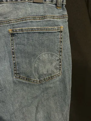 Michael Kors Classic Women's Blue Denim Jeans SZ 12 thumbnail 12