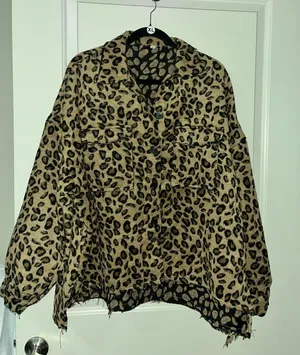 Boutique Leopard Print Women's Jacket. NWOT thumbnail 1