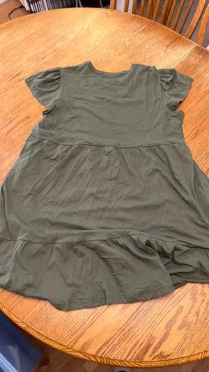 Time And Tru Olive Green Dress thumbnail 3