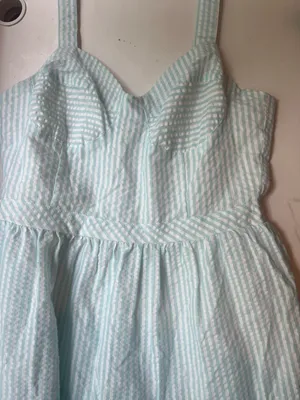 Steve Madden Sky Blue Babydoll Dress thumbnail 2