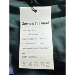 SummerSunshine Maternity Swimsuit‎ Crisscross Tummy Control One Piece L thumbnail 6