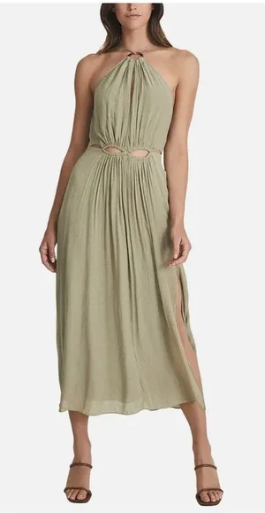 NEW $295 Reiss Marta Resort Cut Detail Dress thumbnail 1