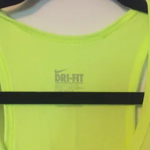 Nike Neon yellow tank top XS thumbnail 2