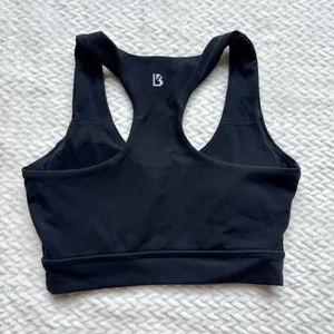 Buffbunny Collection Racerback Sports Bra XS Black Padded Wireless Active thumbnail 2
