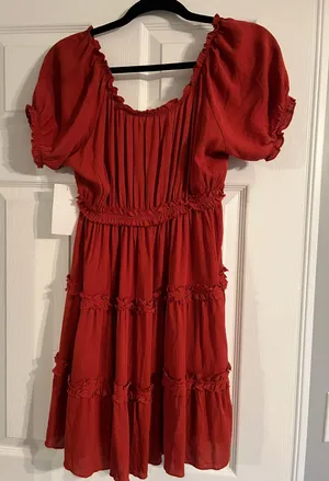 Western Dress Orange thumbnail 2