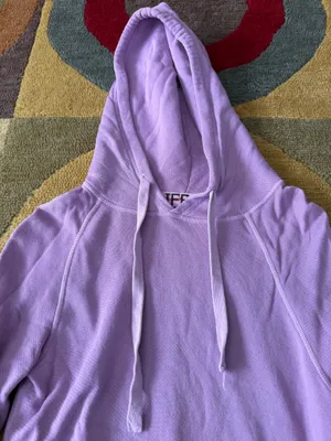 Freecity Life Nature Love Purple French Terry Pullover Hoodie Sweatshirt 0 / XS thumbnail 3