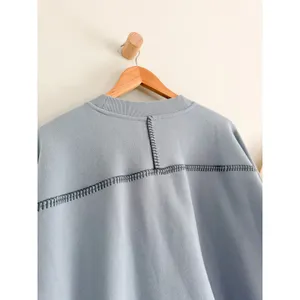 UGG | Classic Crewneck Whipstitch Sweatshirt in Blue | Sz M thumbnail 10