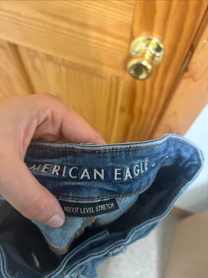 American Eagle Next Level Stretch High-Rise Distressed Jeggings Size 2 thumbnail 4