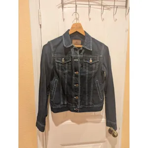 Ralph Lauren dark blue denim jean jacket women size S Excellent condition thumbnail 2