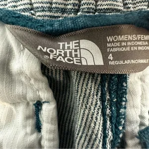 The North‎ Face Striped Cotton Railroad Drawstring Casual Shorts Womens Size 4 thumbnail 4