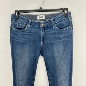 Paige Jimmy Jimmy Skinny Jeans Women's Size 27 Dark Wash Denim‎ Jeans Casual thumbnail 2