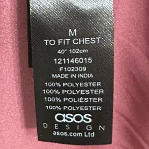 ASOS‎ Long Sleeve Satin Button Up Backless Blouse Top Shirt Women's Size M thumbnail 6