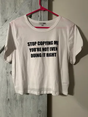 Cute Crop Tee Read Description White thumbnail 2