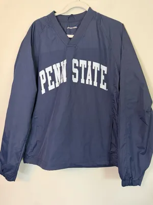 Penn State Women's V Neck Pull Over Insulated Jacket Sport-tek Navy S NEW thumbnail 1
