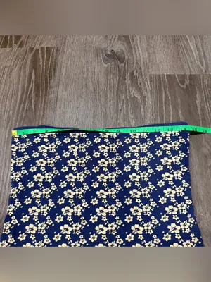 edikted Blue and Yellow Floral Tube Top thumbnail 7