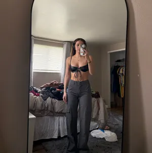 White Fox Boutique Black Bra Top thumbnail 2