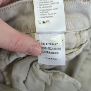PAIGE Women's‎ Size 27 Beige Cargo Pants Straight Leg Cotton Blend Utility thumbnail 10