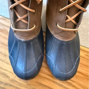 Sperry Top-Sider Saltwater Duck Boots Brown & Navy Blue Women’s Size 8M thumbnail 6