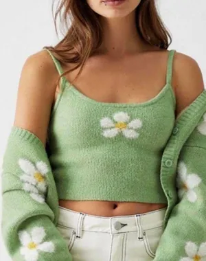 Fuzzy Flower Tank Top + 🆓🎁 thumbnail 1
