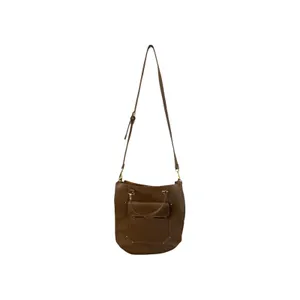 Steve Madden Large Light Brown Faux Leather Convertible Shoulder Tote‎ Bag Purse thumbnail 2