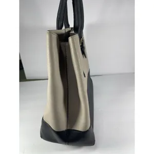 Kate Spade New York Beige/Black Colorblock Tote Zip Center, Pockets Gold thumbnail 5