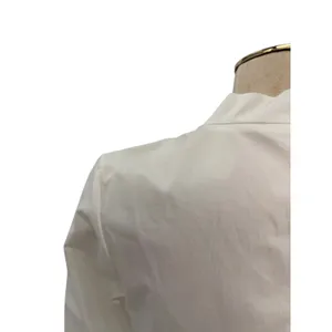 Marni White Cotton Mock Neck Peplum Blouse Top White Italy‎ 38 US 2 thumbnail 9