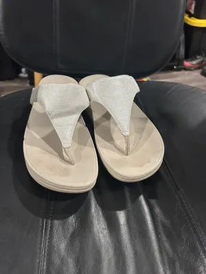 Women’s White Comfort Flip Flop Sandals - Cushioned Thong Style thumbnail 9
