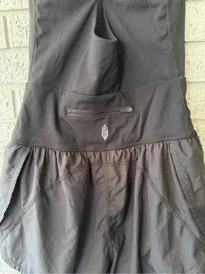 Free People Movement Righteous Runsie Romper Short Black Size XS thumbnail 7