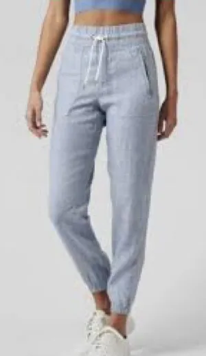 Athleta line joggers Light Blue Drawstring Jogger Pants 1165 thumbnail 1