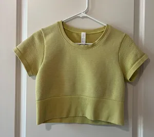 Aerie OFFLINE Sidewalk Seamless Cropped T-Shirt thumbnail 1