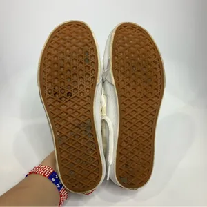Vans‎ Sk8 floral check marshmallow low top sneakers unisex sizing women’s size 7 thumbnail 8