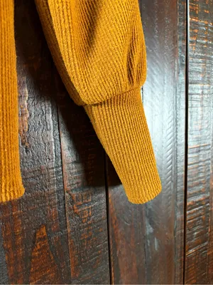 Madewell Fall Colors Square Neck Puff-Sleeve Sweater Top - XXS thumbnail 5