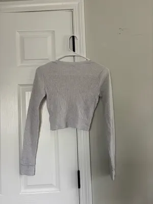 Aritzia TNA Long Sleeve Waffle thumbnail 3