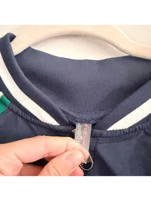 Free People Movement Navy Blue & Green Pullover Track Jacket thumbnail 4