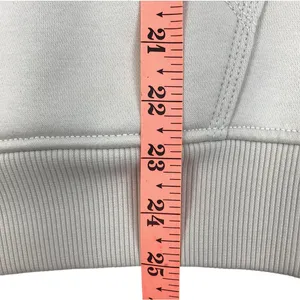 CARHARTT Relaxed-Fit Quarter-Zip Sweatshirt W's Sz M Cream Fleece Inside Cozy thumbnail 12