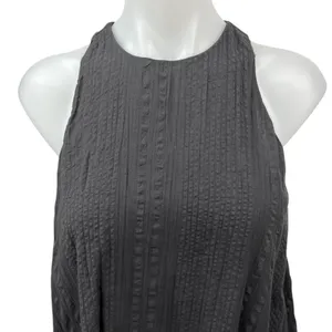 Urban Outfitters Women's Black Gauze Sleeveless Flowy Mini Shift Dress Size S thumbnail 6