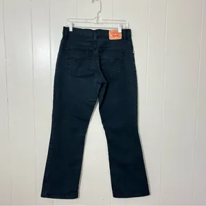 Levi’s 550 Relaxed Bootcut Jeans Women’s Black Size 8 Short Classic Denim thumbnail 5