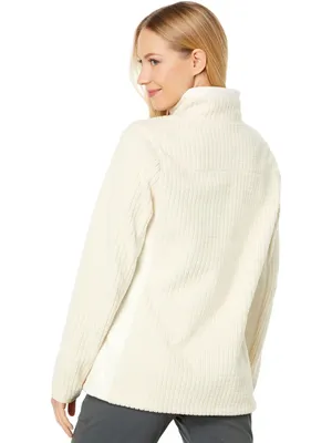 L.L. Bean Mountain Classic Windproof cream Fleece full zip up Jacket size XL thumbnail 2