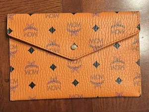 MCM Thin Envelope Clutch with Box thumbnail 1