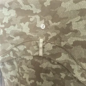 Lululemon Define Jacket Heritage Camo Dark Olive Green Twill Size 6 RARE thumbnail 9