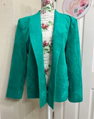 Roth-Le Cover suede vintage blazer size 16 thumbnail 1