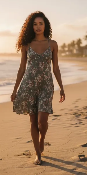 American Eagle Floral Sundress thumbnail 1