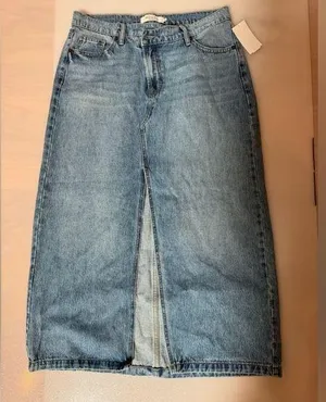 Jean Skirt Midi By Hidden Jeans Size: M New With Tags thumbnail 1