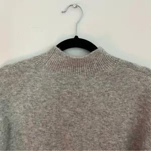 MAGASCHONI Grey Wool Blend MockNeck Sweater Size Small thumbnail 9
