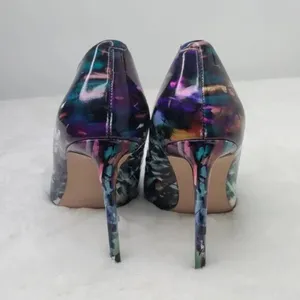 Steve Madden Multicolor Galaxy heels sz6 thumbnail 5