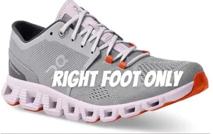On Cloudstratus Womens Running Shoes Grey Orange Swiss Engineering US 7.5 RIGHT thumbnail 1